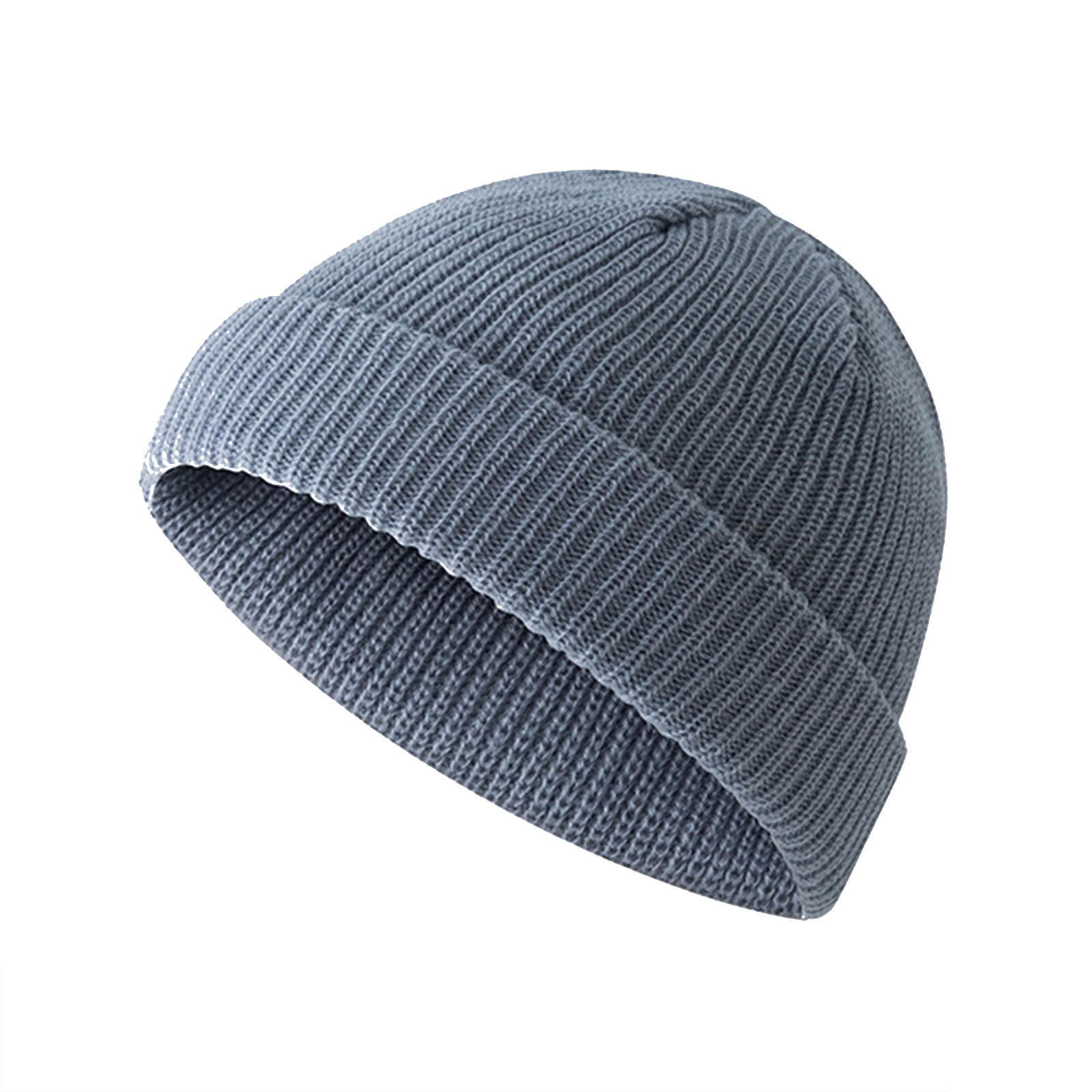 thumbnail image 2 of Gorro de punto unisex para invierno con pompón sintético - Gorro cálido de mezcla de lana, talla única, para hombres y mujeres adultos, 2 of 2